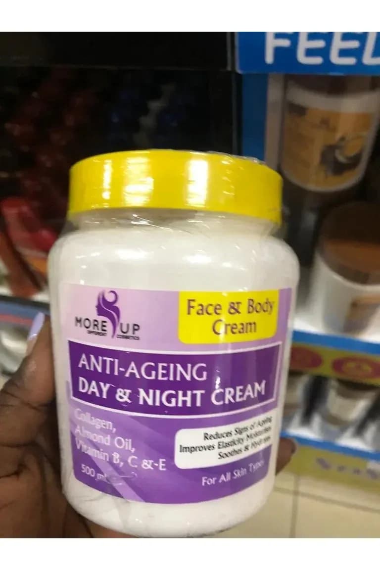 More Up Anti-Ageing Day Night Face Body Cream 500ml