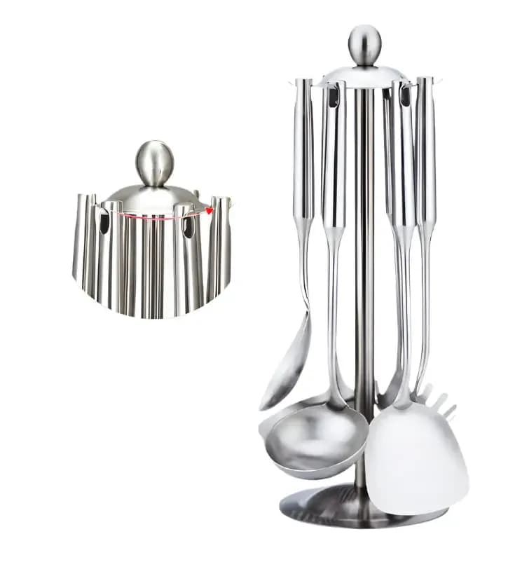Kitchen Utensil Set – 6 Piece Stainless Steel