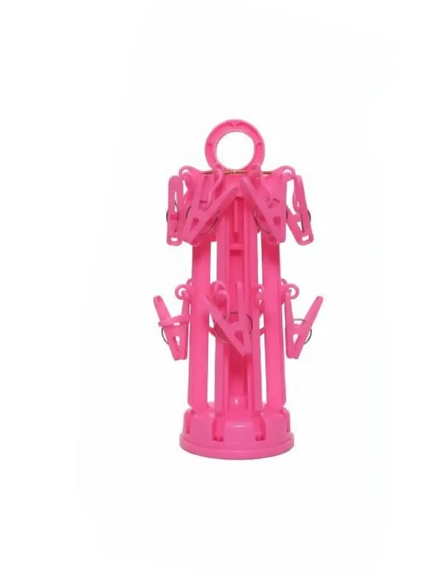 Hanging Clothes Drying Rack with Clips