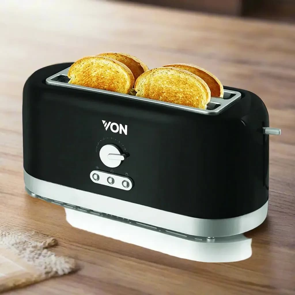 Von 4 Slice Toaster Black