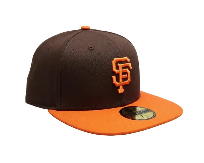 New York Mets Brown and Orange Snapback Cap