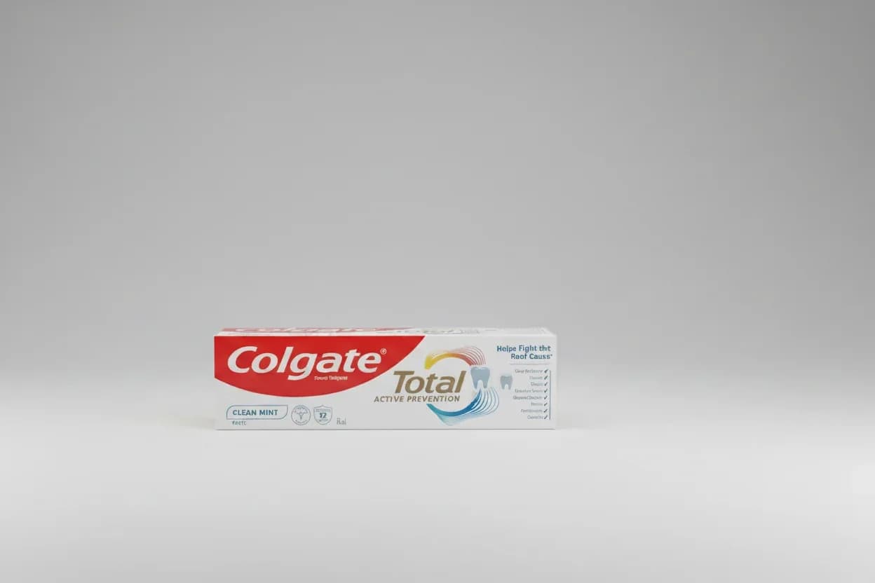 Colgate Total Active Prevention Fluoride Toothpaste (Clean Mint Paste)
