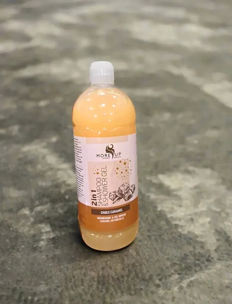 Moreup Shampoo Shower gel 2-in-1 Choco Caramel 1L