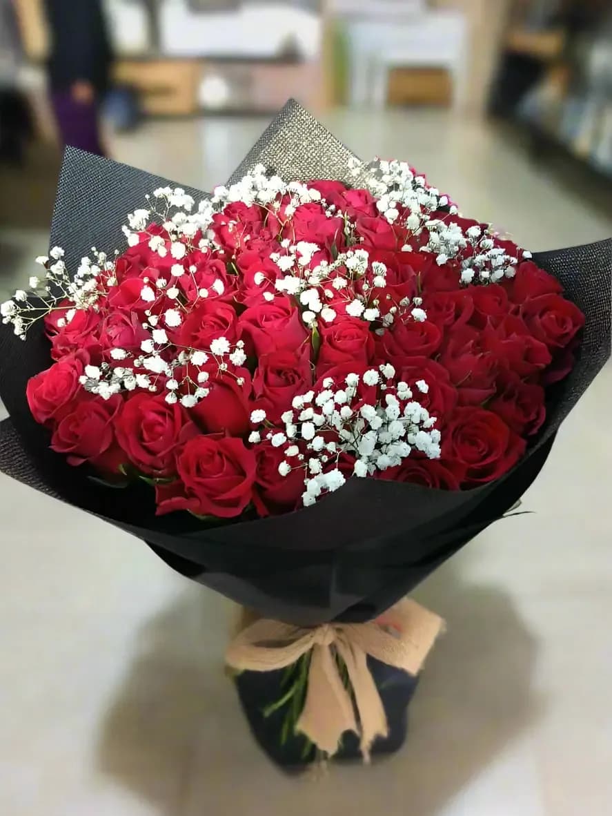 Crimson Embrace Bouquet