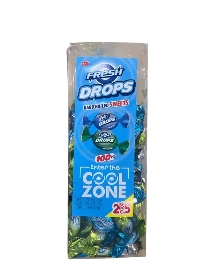 Fresh Drops Hard Boiled Sweets -2kg(100pcs)
