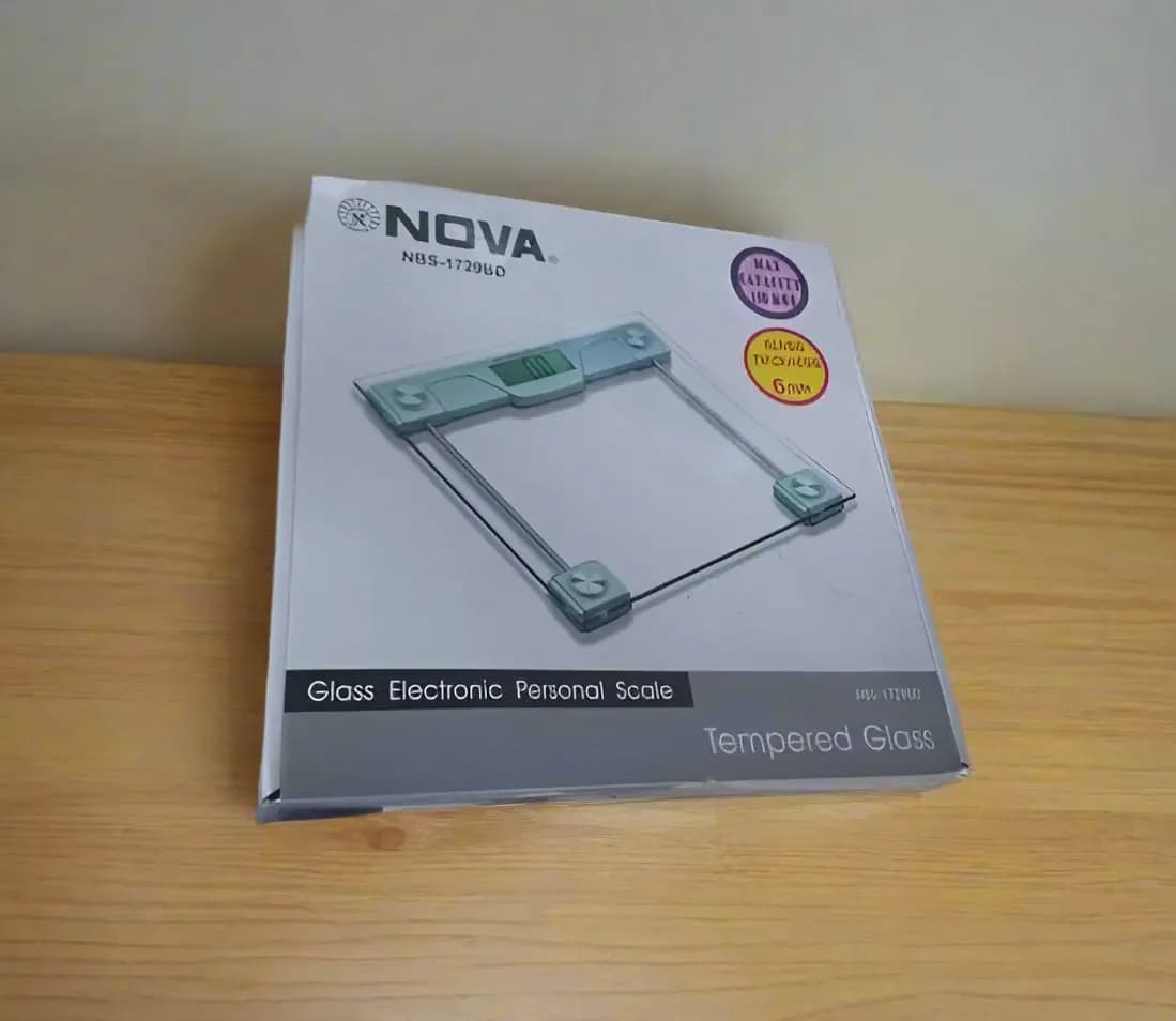 Nova Glass Electronic Personal Scale NBS-1729BD