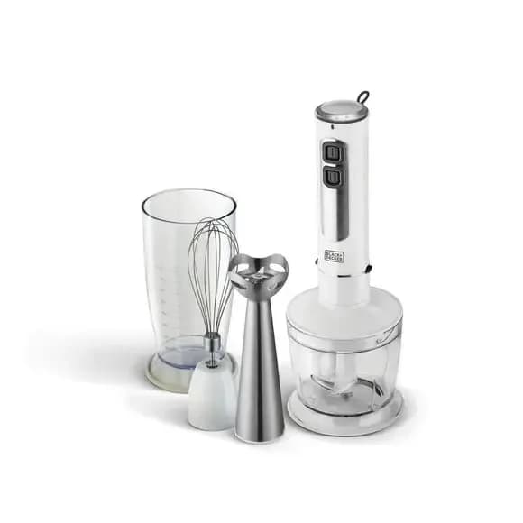 Black+Decker 4-in-1 Hand Blender with Chopper and Whisk