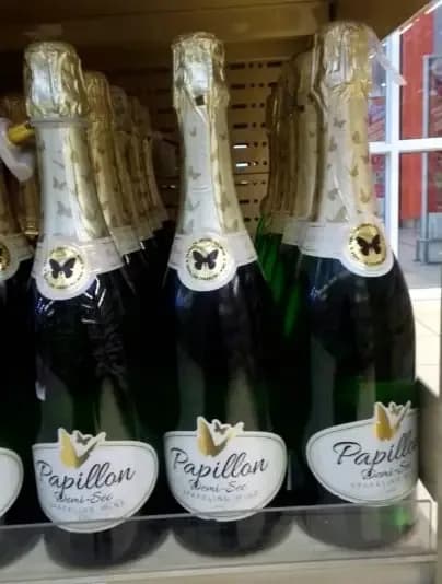 Papillon Demi-Sec Sparkling Wine 1pcs 75CL