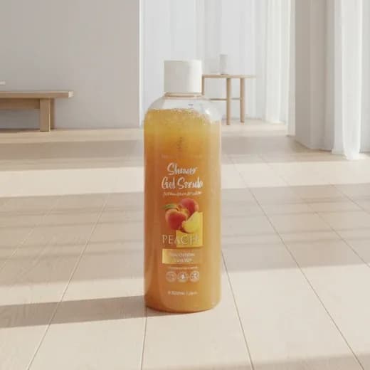 Fragrance World Peach Shower Gel Scrub 500ml