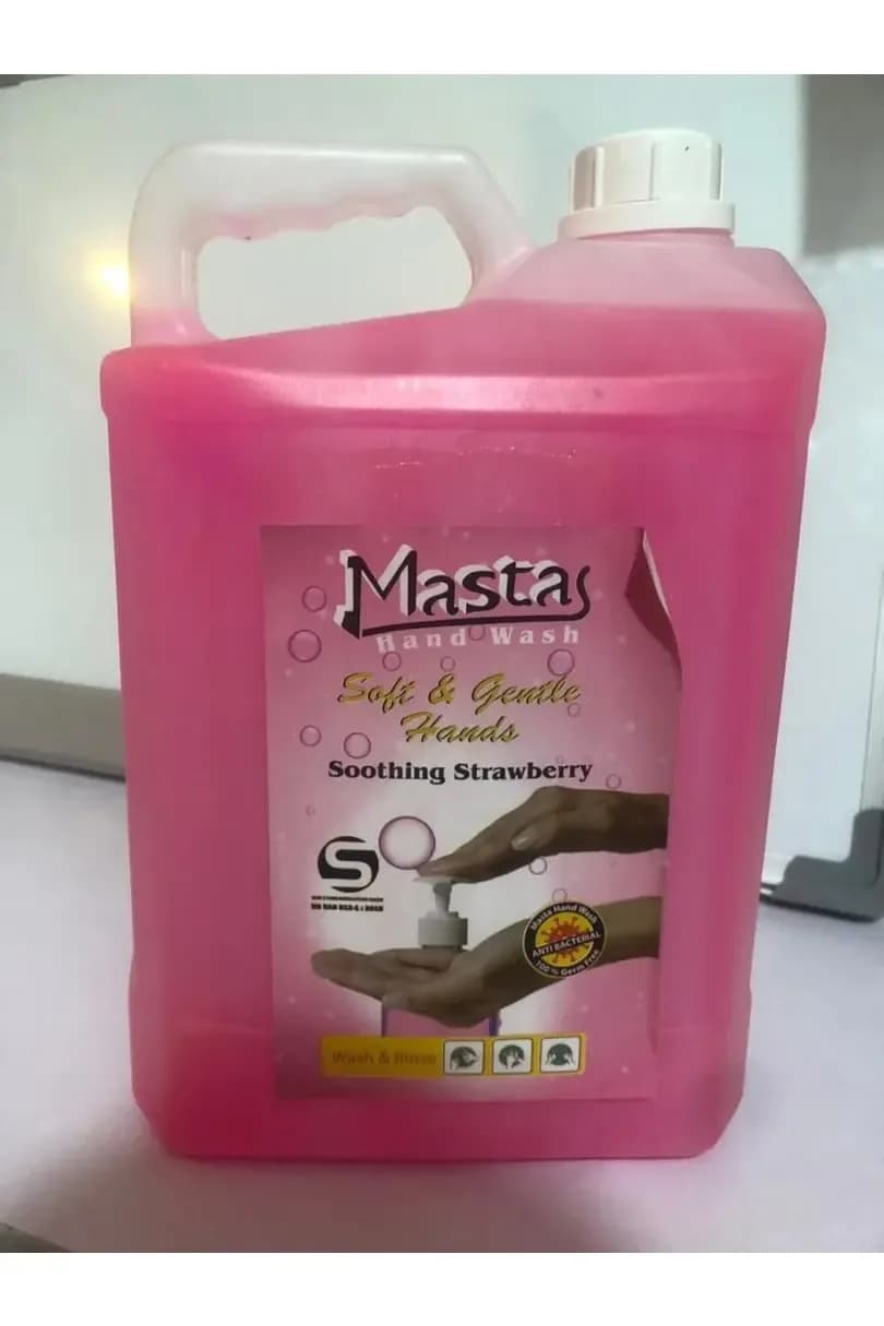 MASTAs SOFT AND GENTLE HANDS SOOTHING STRAWBERRY 5L