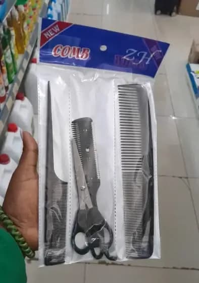 Haircutting Tool Set – Scissors and Combs Pack
