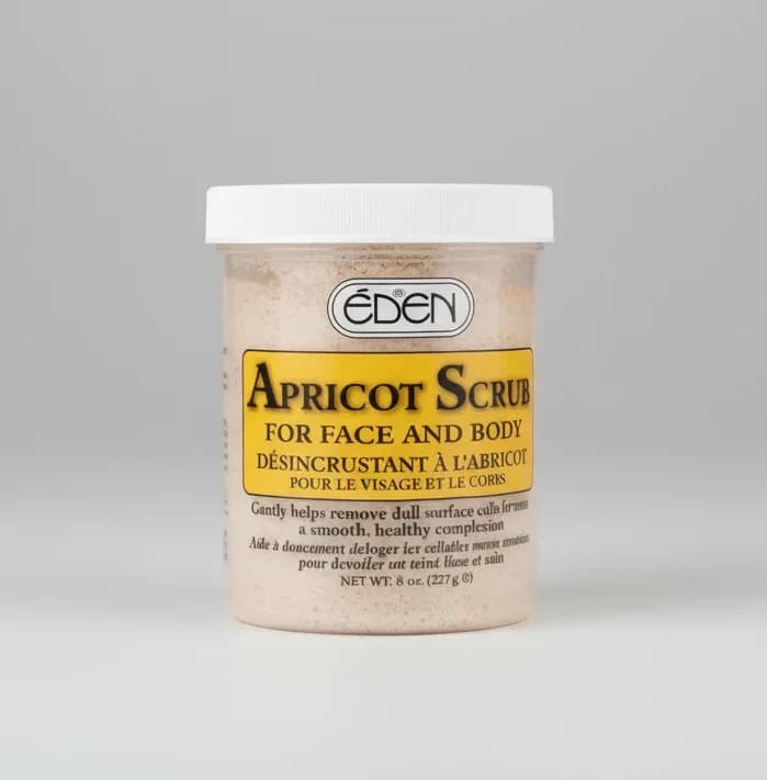 Eden Apricot Scrub – Deep Cleansing Face & Body Exfoliator 8 oz / 227g