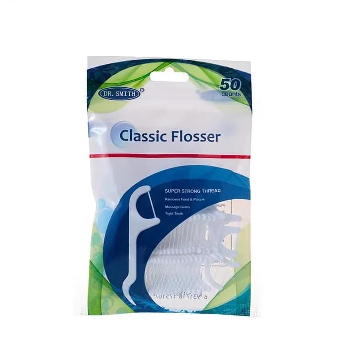 Dr. Smith Classic Flossers – 50 Count