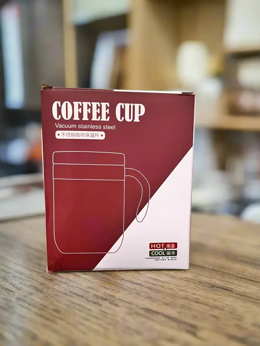 Vacuum Stainless Steel Coffee Cup 500ml
