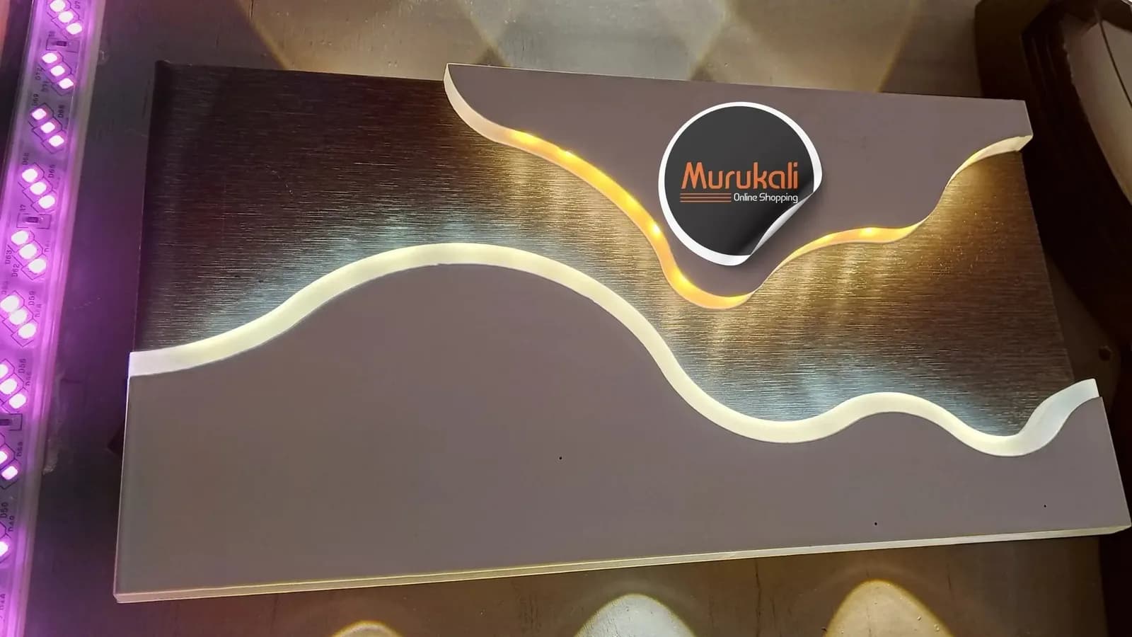 Stylish amber light for a warm ambiance