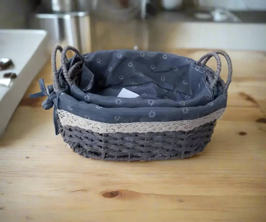 Rattan Basket Household 2pcs