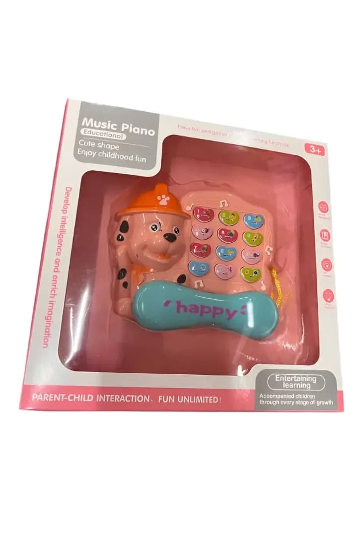 Musical Piano Toy Phone Dog Model