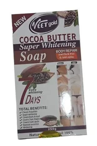 Meet Gold New Cocoa Butter Soap Body Repair Bolt 100% Size: 250g