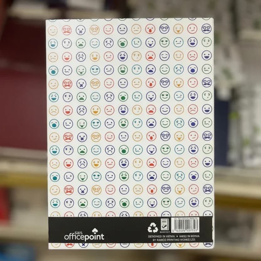 Officepoint Emoji Pattern Notebook A5