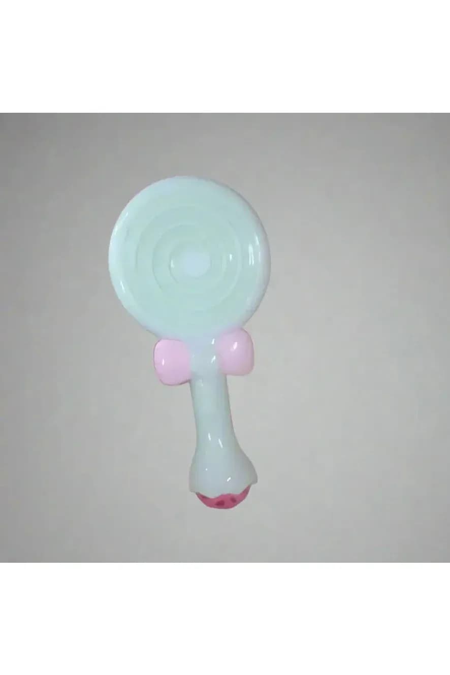 Cute Swirl Design Baby Hand Rattle with Bow