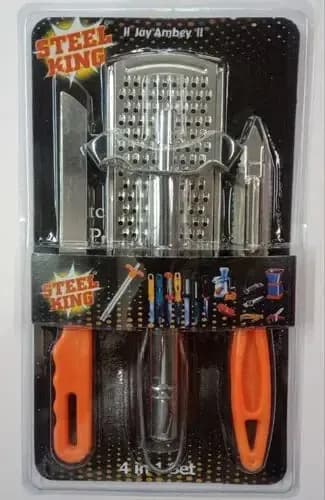 Package- Gas Lighter, Knife, Scrape, Peeler