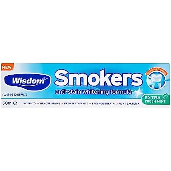 Wisdom 50 ml Smokers Anti-Stain Whitening Toothpaste