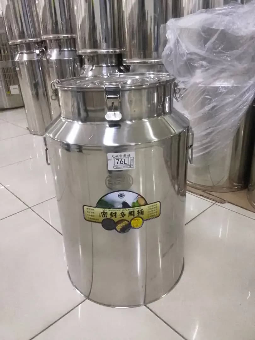 Stainless Steel Milk Can - 55L