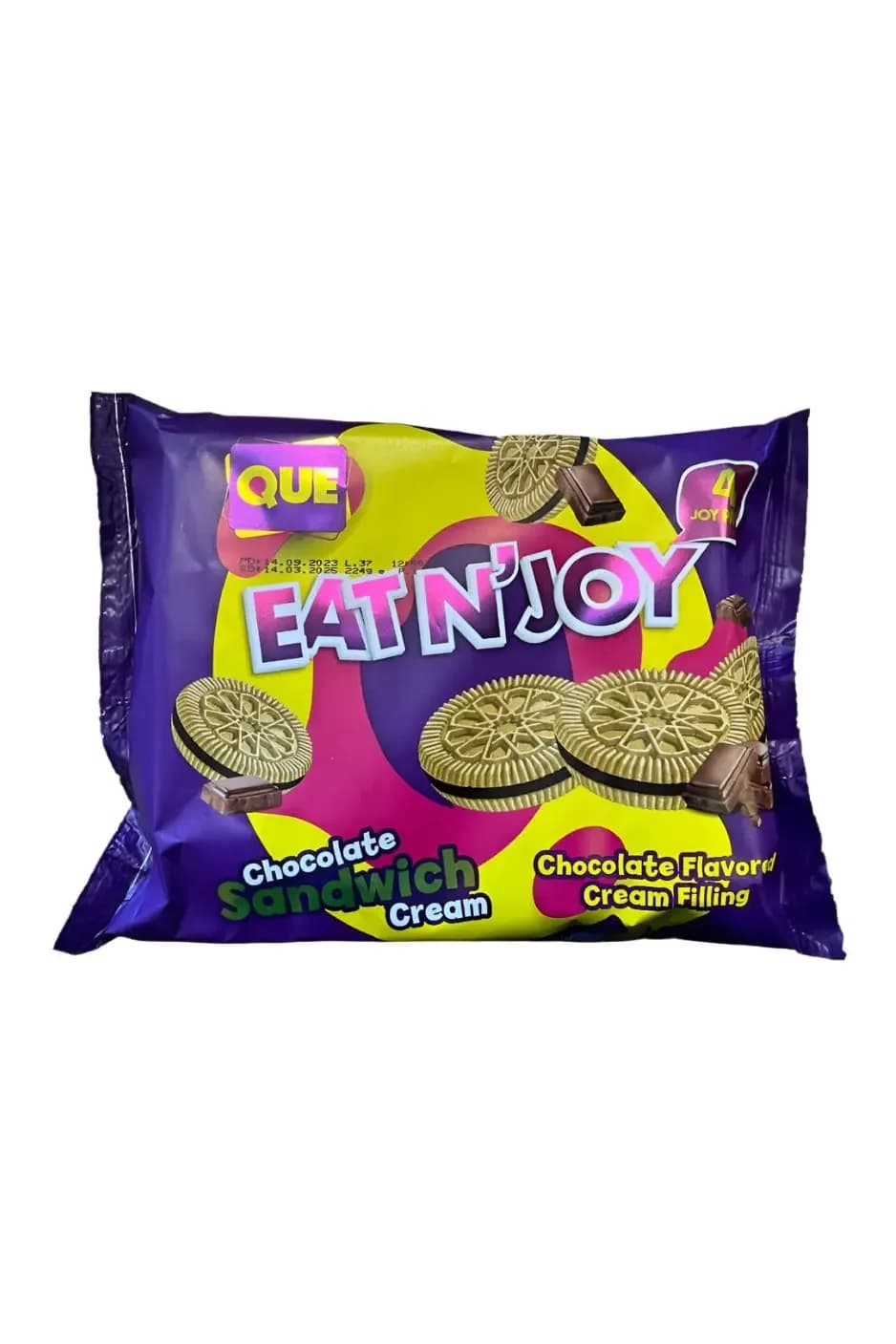 Que Eat N' Joy Sandwich Cookies 224g
