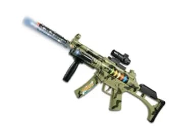 Camouflage Military Toy Machine Gun