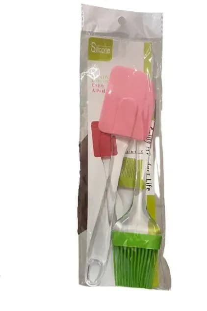 Silicone Oil Brush Spatula Set