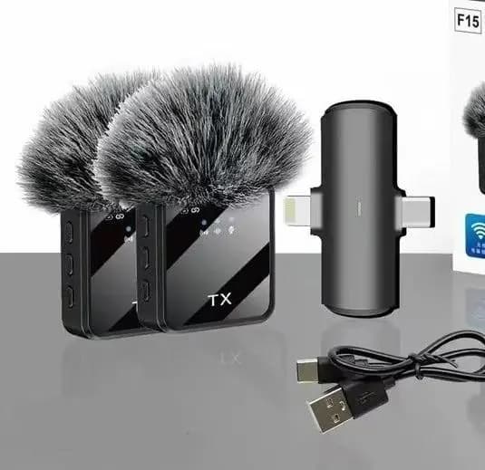 F15-2 Dual Wireless Lavalier Microphone System