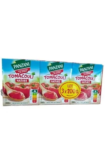 Panzani Tomacoul Nature 3*200g