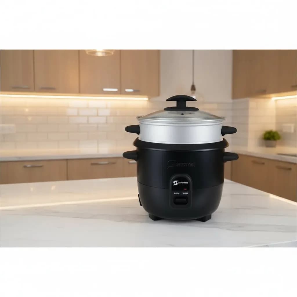 Sayonapps Electric Rice Cooker 220-240V, 50/60Hz 1000W