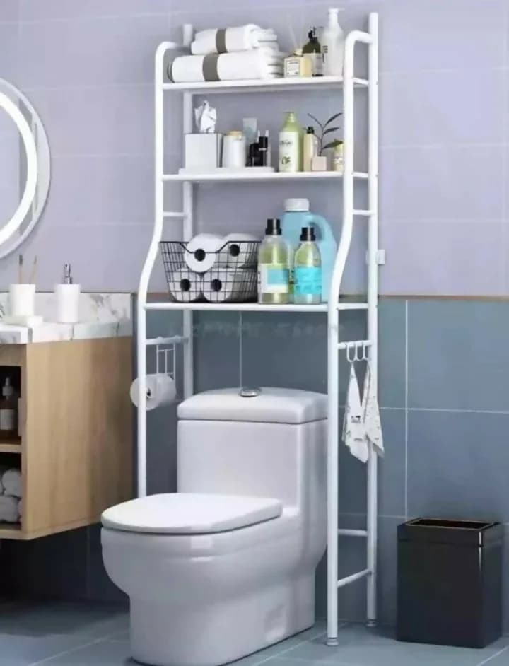 Over-the-Toilet 3-Tier Bathroom Storage Shelf Organizer