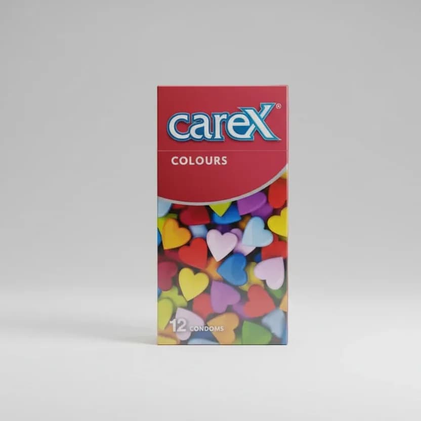 Condoms Carex Colours 12 pieces