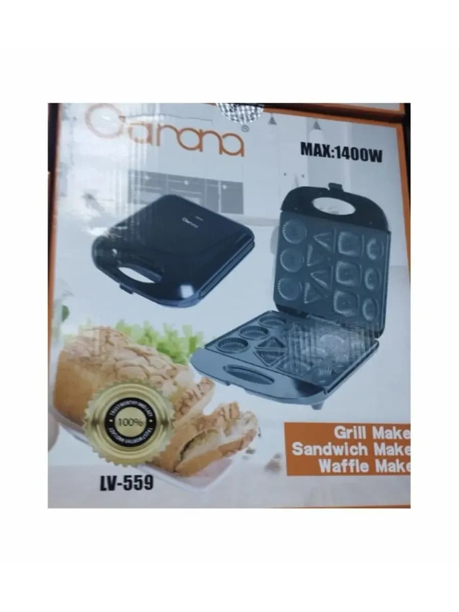 Oarana Kitchen Cast Iron Camping Sandwich Maker