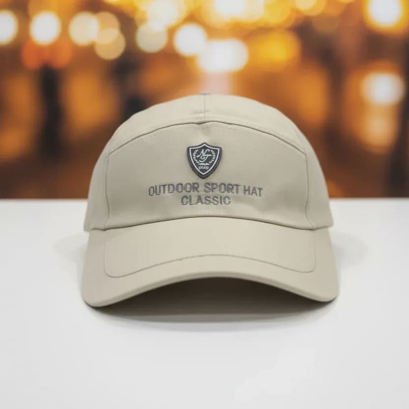 Sport Hat Classic Beige Baseball Cap
