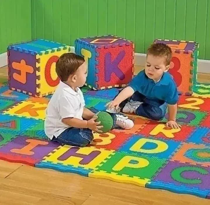 Educational Puzzle Mat Set - 9pcs (30x30 cm)