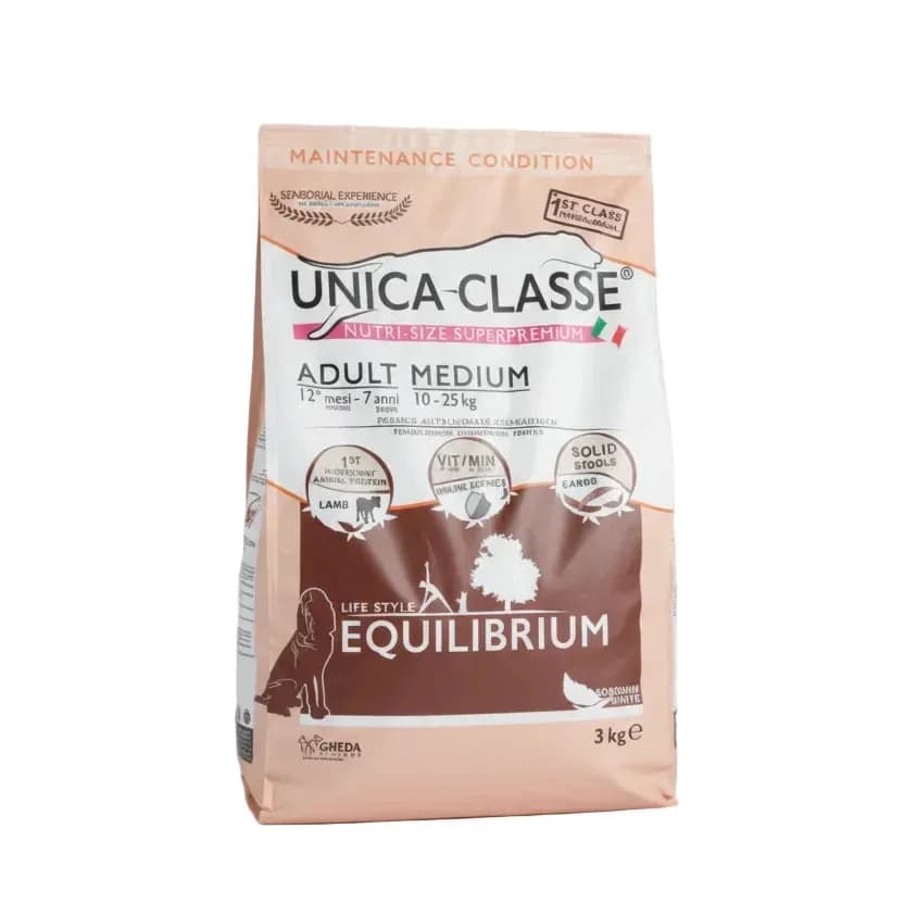 Unica Classe Adult Medium Equilibrium Dog Food 3KG