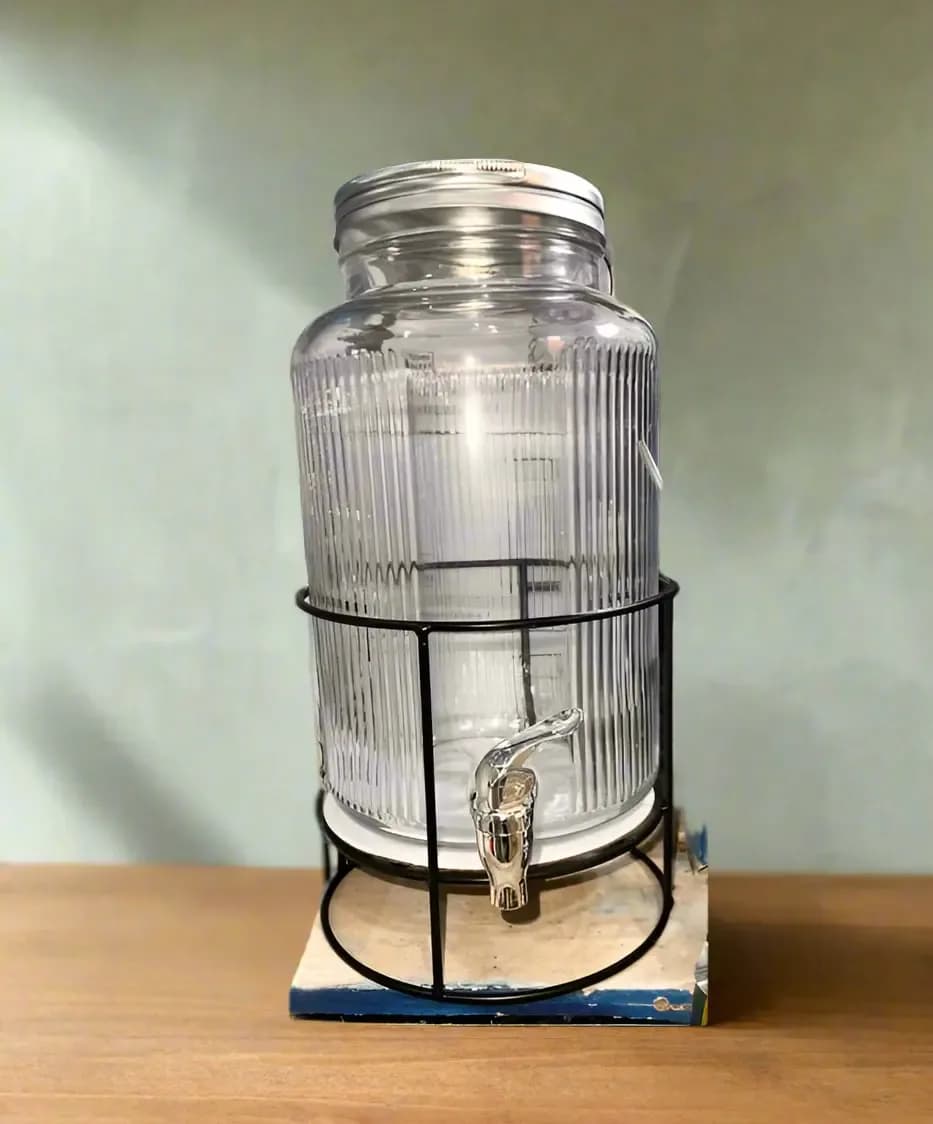 5L Glass Drink Dispenser