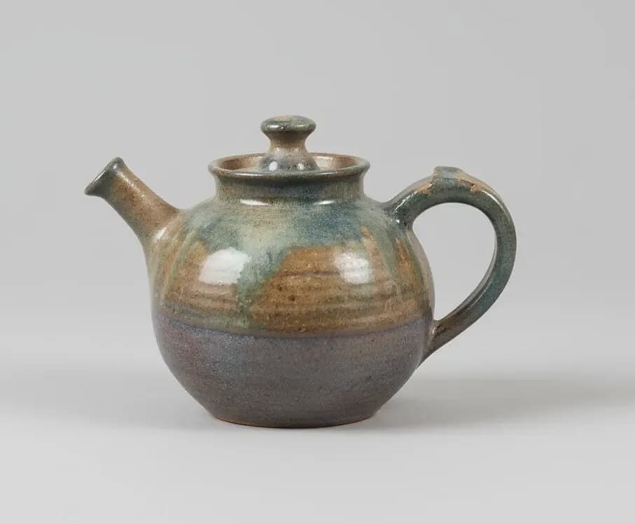 Handmade Stoneware Teapot – Rustic Studio Pottery