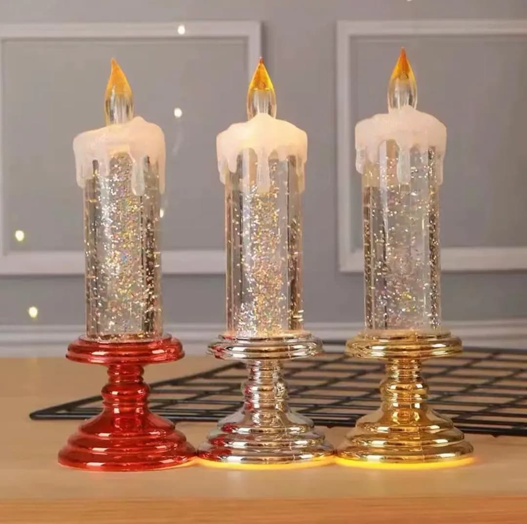 LED Candles With Pedestal/ PC