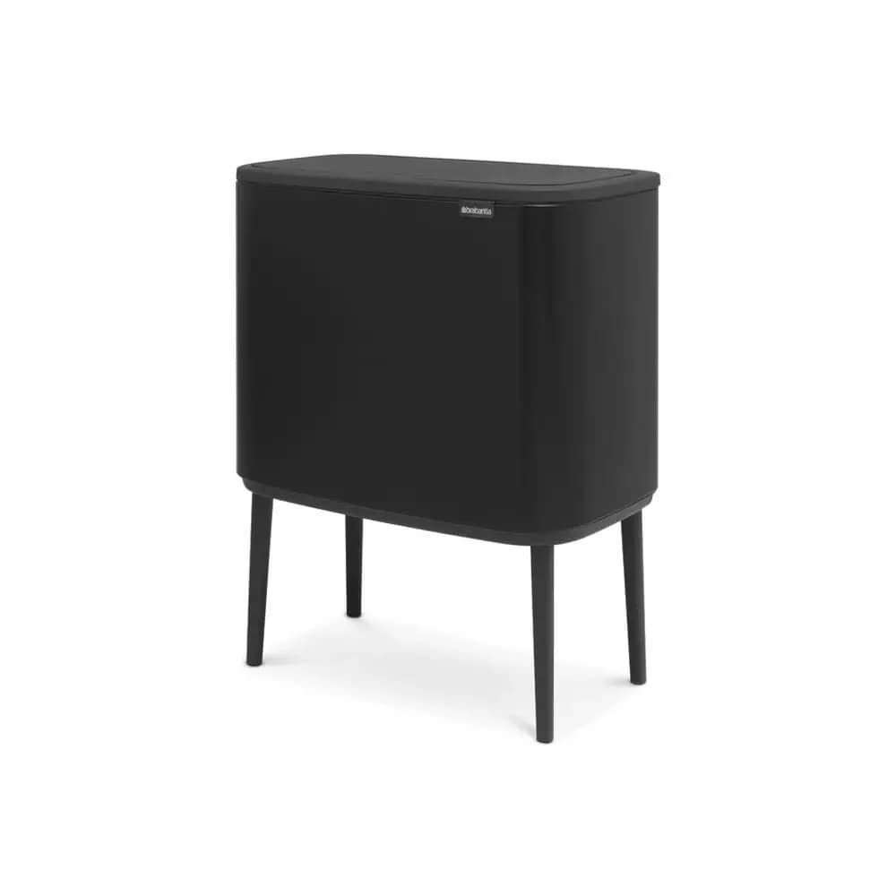 Brabantia Bo Touch Bin, 36 litre, Plastic Bucket, Matt Black