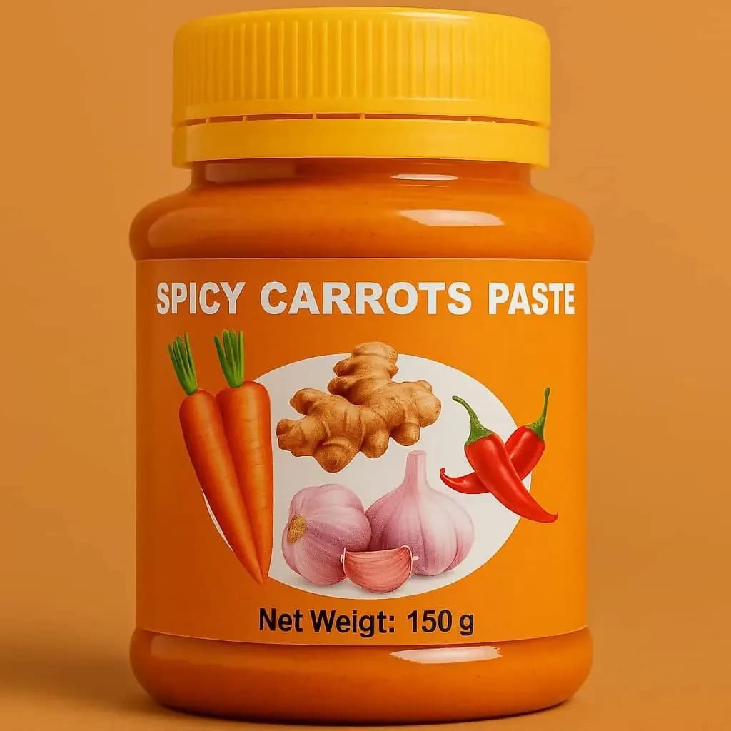 Spicy Carrots Paste 150g 1pc& 16pcs