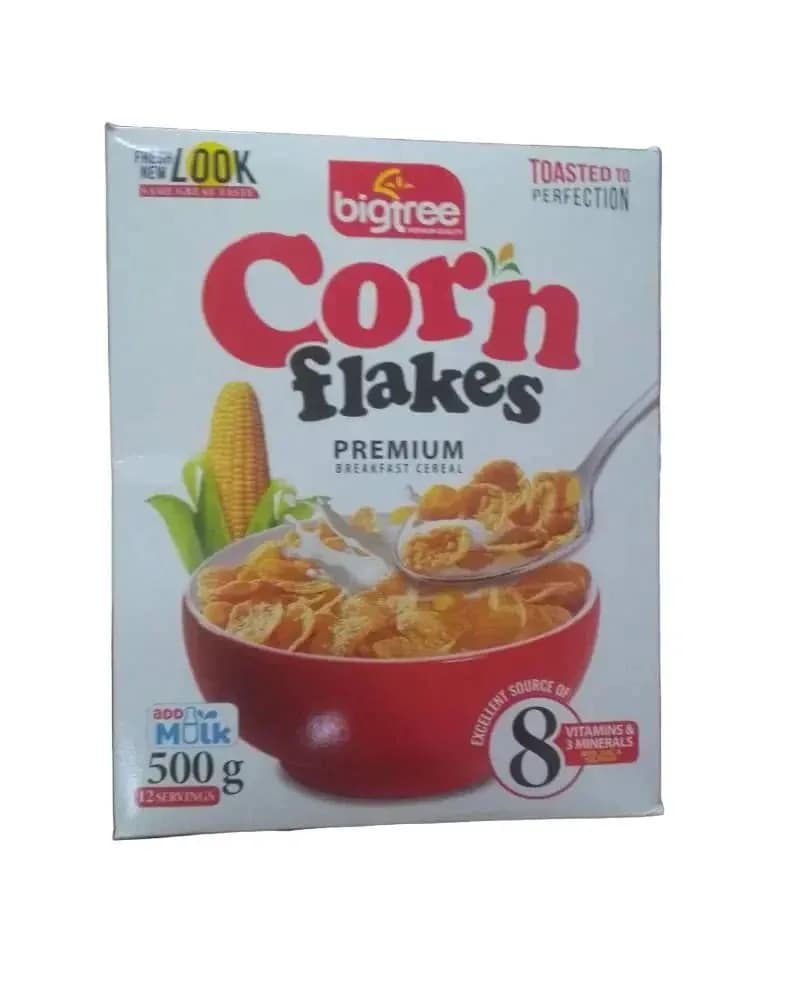 Bigtree Corn Flakes – 500g Premium Breakfast Cereal
