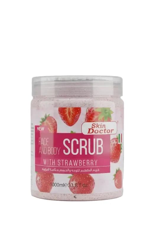Skin Doctor Face &Body Scrub With Strawerry 1000ml