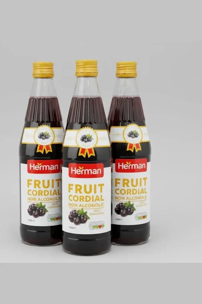 Herman Fruit Cordial Non-Alcoholic Syrup 710ml