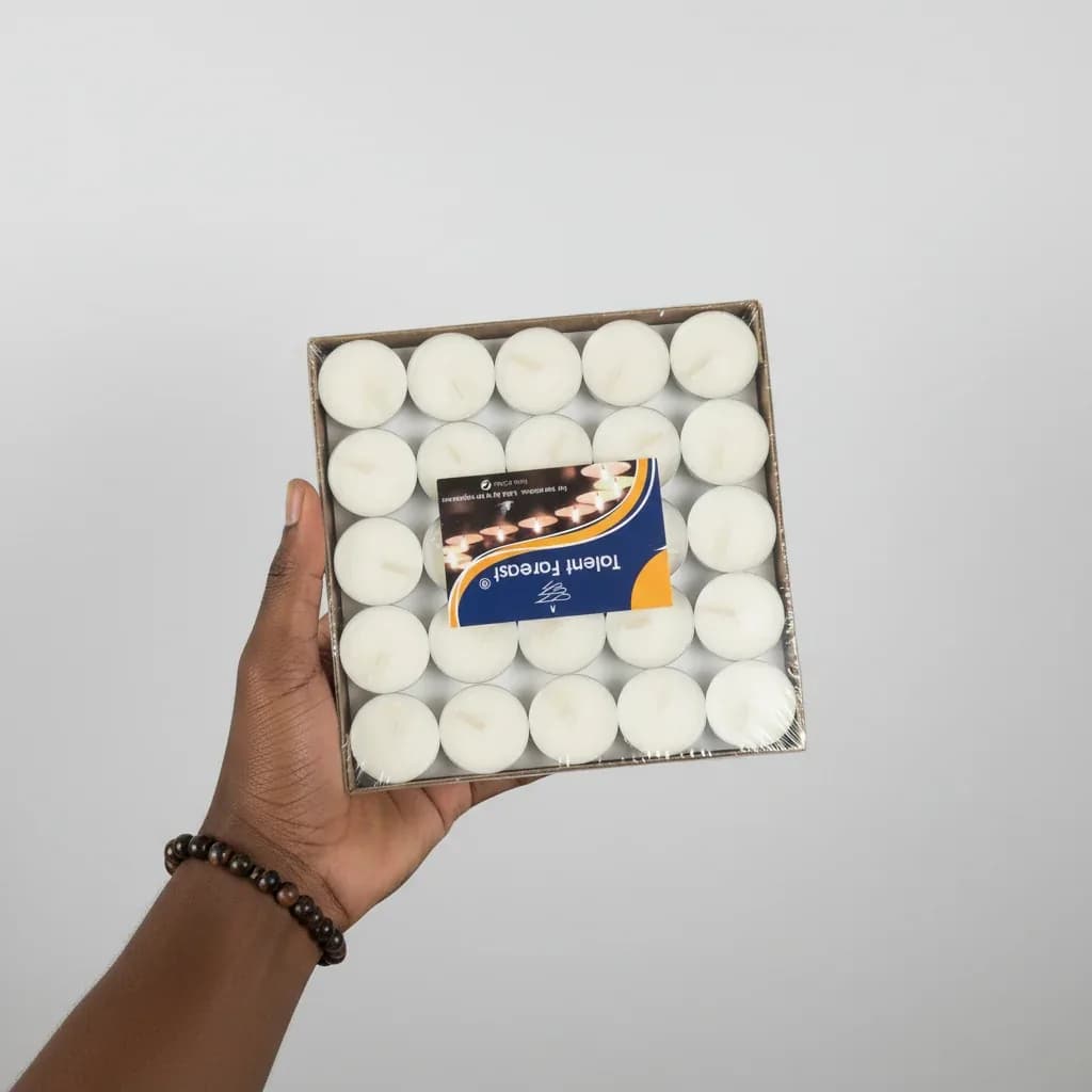 White Tealight Candles Pack