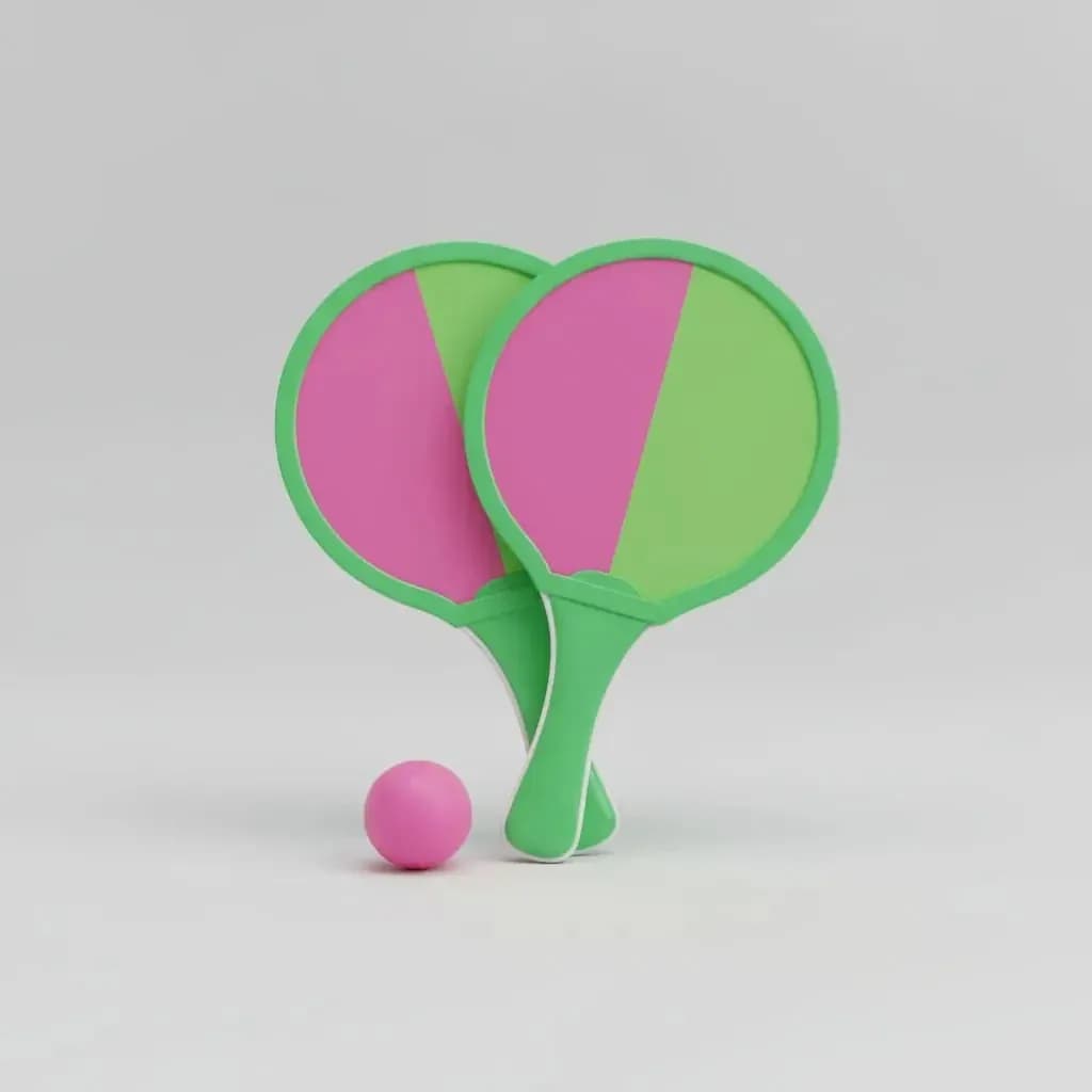 Toss and Catch Ball Racket Set