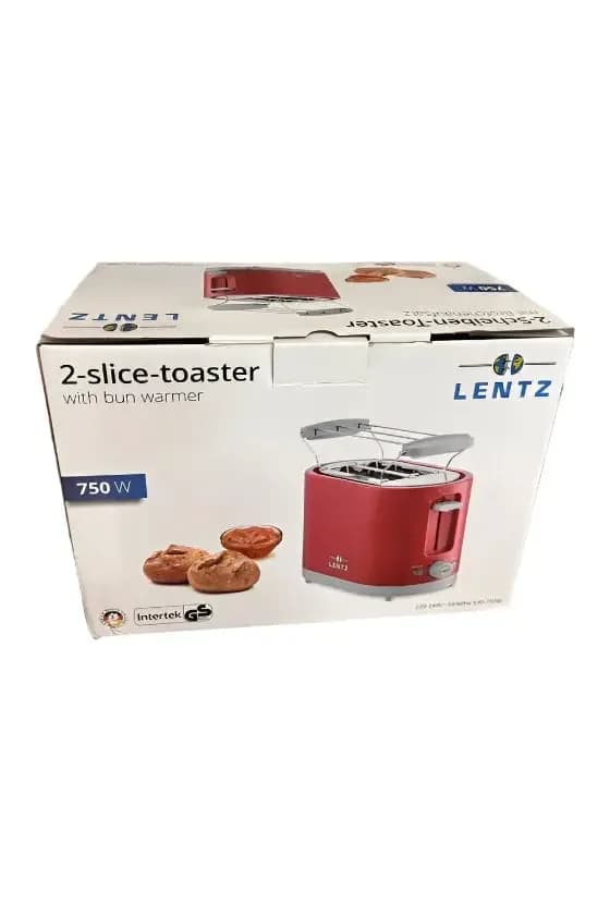 LENTZ 2-Slice-Toaster with Bun Warmer